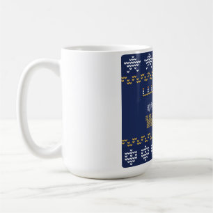 Oy zur Welt hässlicher Chanukka-Pullover jüdischer Kaffeetasse