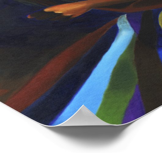 Oya am Marktplatz Poster (Ecke)