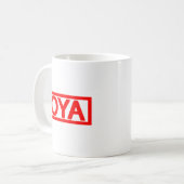 Oya Briefmarke Kaffeetasse (Vorderseite Links)