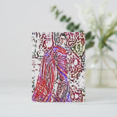 OYA'S WEDESS POSTKARTE (Stehend Vorderseite)