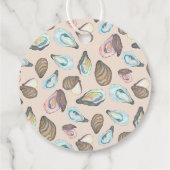 Oyster Aw Shucks We're Glad You're Here Wedding Geschenkanhänger (Rückseite)