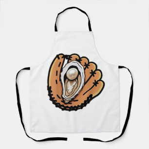Oyster Baseball Seafood Baseball Sport Lover Schürze