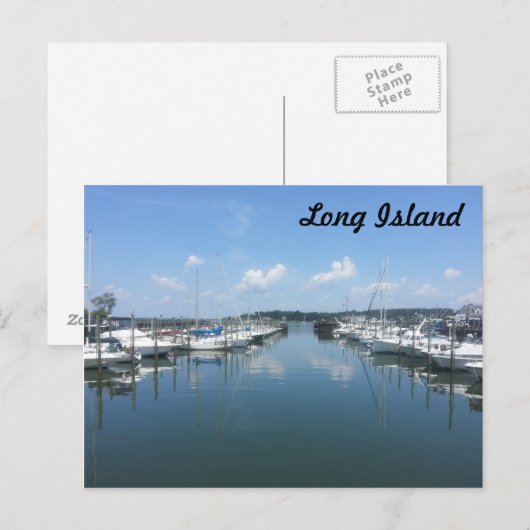 Oyster Bay, Long Island Postkarte (Vorne/Hinten)