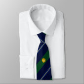 Oyster Bay (New York) Stadtflagge Neck Tie Krawatte (Gebunden)