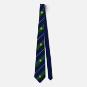 Oyster Bay (New York) Stadtflagge Neck Tie Krawatte (Vorderseite)