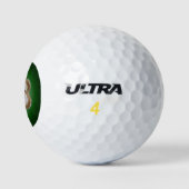Oyster Blume Golf Ball - Design C Green (Logo)