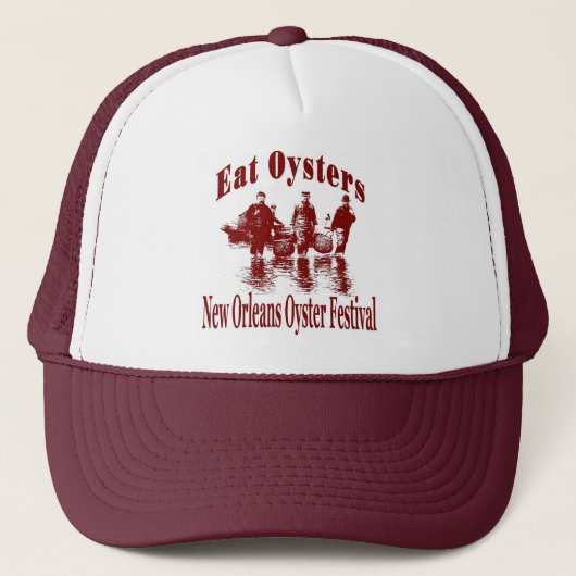 Oyster Fest Hat Truckerkappe (Vorderseite)