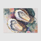 Oyster Floral Art Seidenpapier (Vorderseite)