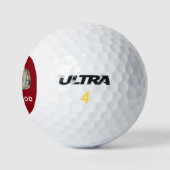 Oyster Golf Ball - Design A Red (Logo)