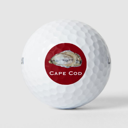 Oyster Golf Ball - Design A Red (Vorderseite)