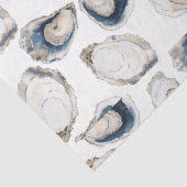 Oyster-Halbwertszettel der Muschel Seidenpapier (Ausschnitt)