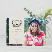 Oyster Law Scales + Laurel Wreath Abschluss Foto Ankündigung (Stehend Vorderseite)