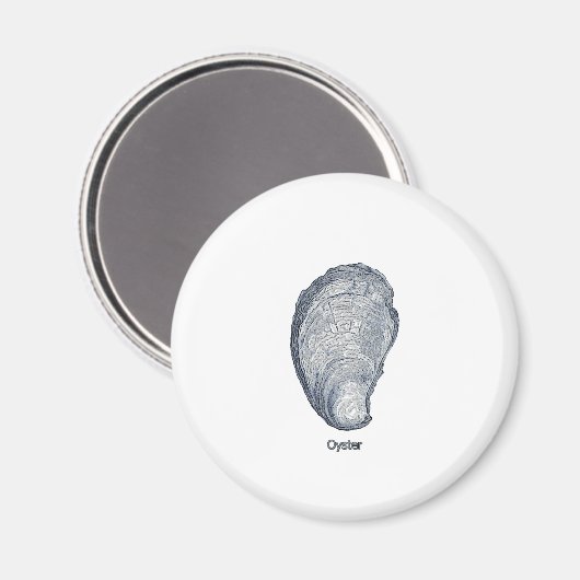 Oyster-Logo Magnet (Vorderseite/Rückseite)