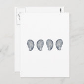 Oyster-Logo Postkarte (Vorne/Hinten)