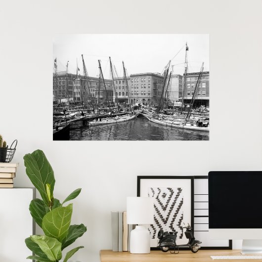 Oyster Luggers Poster (Heimbüro)