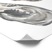 Oyster-Muschel-Malplakat Poster (Ecke)