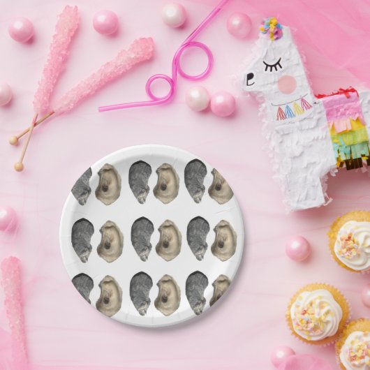 Oyster-Muschel Pappteller (Party)