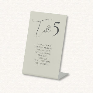 Oyster-Muscheln, die Tischplatinenkarte hochkleben Sockelschild