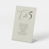 Oyster-Muscheln, die Tischplatinenkarte hochkleben Sockelschild (Vorderseite)