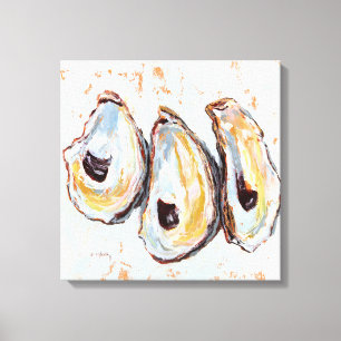 Oyster-Muscheln Leinwanddruck