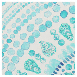 OYSTER O'CLOCK Aqua Küste Mandala Stoff