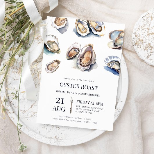 Oyster-Party Einladung