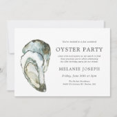 Oyster Pearl Geburtstagsparty| Doppelauster Einladung (Vorderseite)