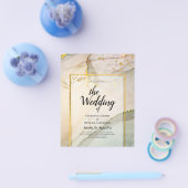 Oyster Pearl Gold WEDING Alkoholtink Abstrakt Flyer (Einzeln)