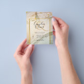 Oyster Pearl Gold WEDING Alkoholtink Abstrakt Flyer (Gruppe)