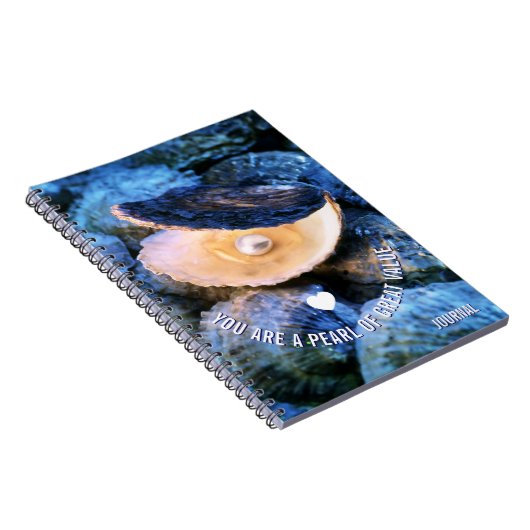 OYSTER Pearl of Great Value Custom Christlich Notizblock (Rechte Seite)