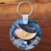 OYSTER Pearl of Great Value Custom Christlich Schlüsselanhänger (Vorderseite)