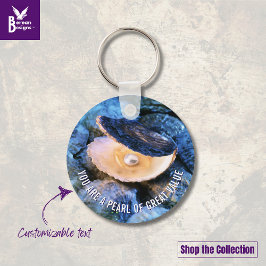 OYSTER Pearl of Great Value Custom Christlich Schlüsselanhänger