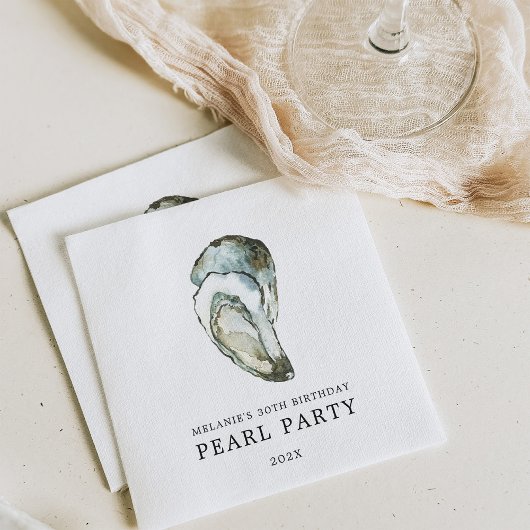 Oyster Pearl Party | Doppelaustern Serviette