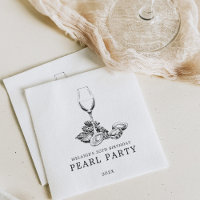 Oyster Pearl Party | Schwarz und Weiß