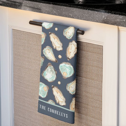 Oyster & Pearl Personalisiert Geschirrtuch
