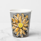 Oyster Platter Pappbecher (Rückseite)