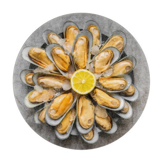 Oyster Platter Schneidebrett (Vorderseite)