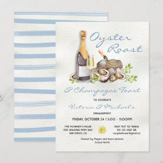 Oyster Roast Bake Party Einladung
