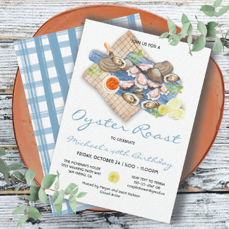 Oyster Roast Bake Party Einladung