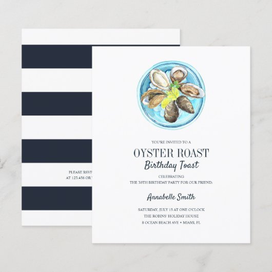 Oyster Roast Birthday Party (Vorne/Hinten)