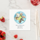 Oyster Roast Birthday Summer Serviette (Beispiel)