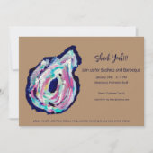 Oyster Roast Bushels & GRILLEN Invitation - Shuck Einladung (Vorderseite)