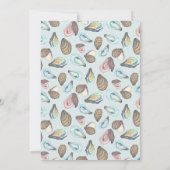 Oyster Roast Coastal Wedding Engagement Party Einladung (Rückseite)