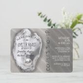 Oyster Roast Couples Dusche Einladung (Stehend Vorderseite)