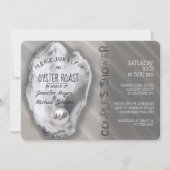 Oyster Roast Couples Dusche Einladung (Vorderseite)