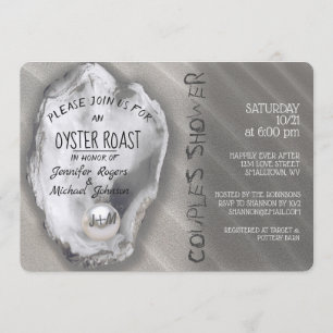 Oyster Roast Couples Dusche Einladung