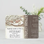 Oyster Roast Couples Dusche Einladung (Stehend Vorderseite)