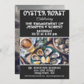Oyster Roast Couples - Einladung (Vorne/Hinten)