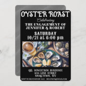Oyster Roast Einladung (Vorne/Hinten)