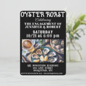 Oyster Roast Einladung (Stehend Vorderseite)